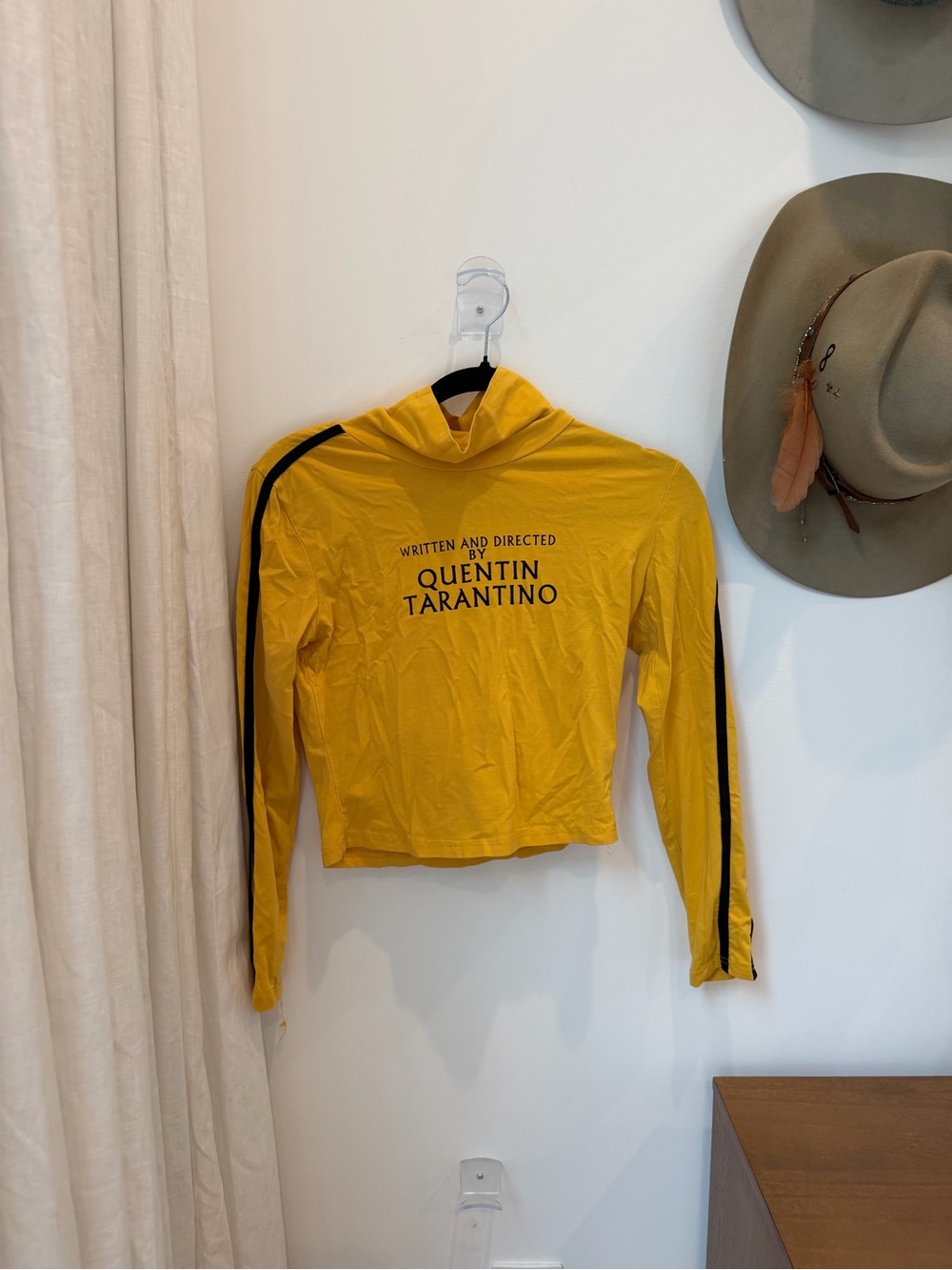 Quentin Tarantino Yellow Graphic Hoodie